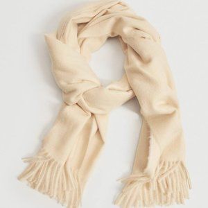 ECRU Fringed edge scarf
